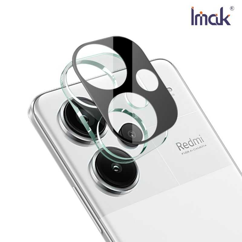 Imak 艾美克 Redmi 紅米 Note 13 Pro+ 5G 鏡頭玻璃貼(一體式)(曜黑版) 奈米吸附 鏡頭貼