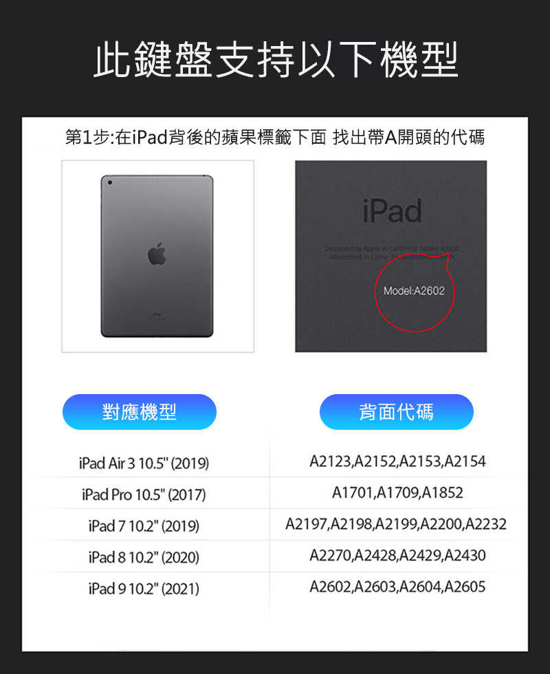 DUX DUCIS Apple iPad 10.2/Air 3/Pro 10.5 DK 鍵盤保護殼(背光版) 平板保護套