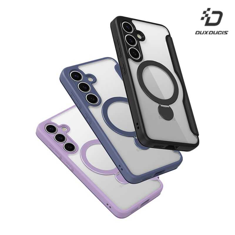 DUX DUCIS SAMSUNG 三星 Galaxy S25 SKIN X Pro 磁吸支架皮套 側翻皮套 插卡 可站