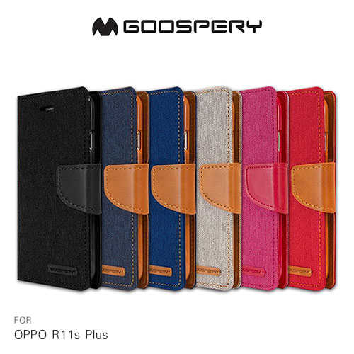 GOOSPERY OPPO R11s Plus CANVAS 網布皮套