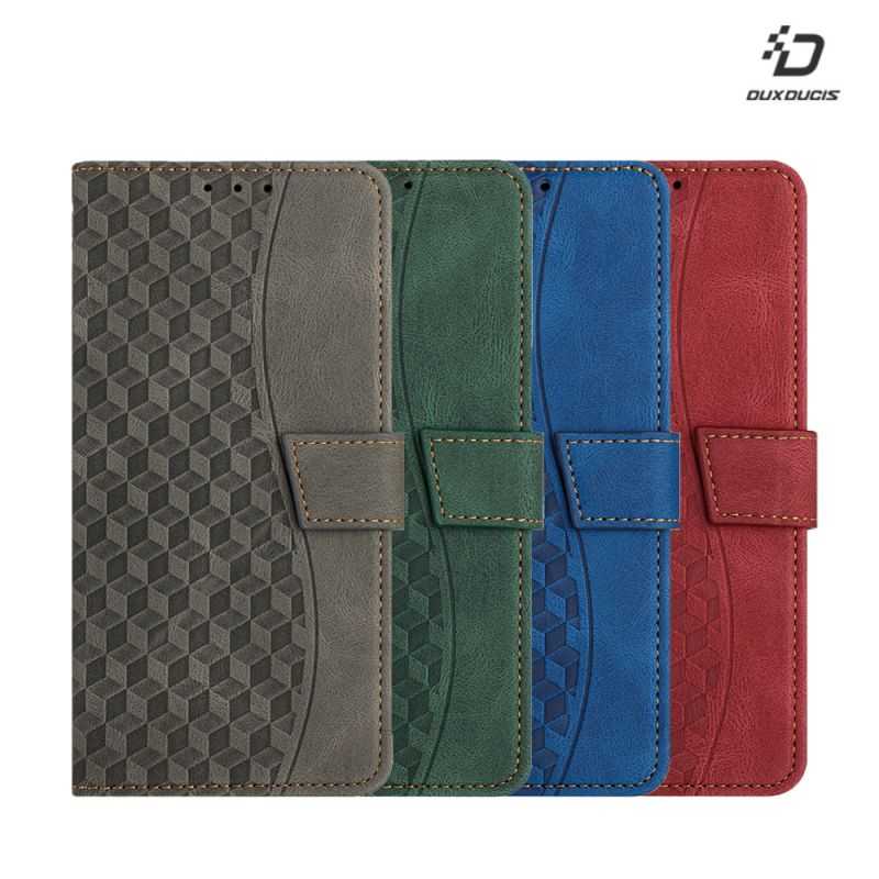 DUX DUCIS SAMSUNG 三星 Galaxy S25 Ultra S25U 菱格紋側翻皮套 插卡 可立 磁扣