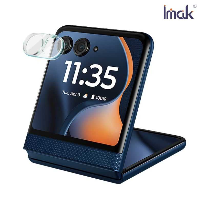 Imak 艾美克 Moto razr 60 鏡頭玻璃貼(一體式) 奈米吸附 鏡頭貼 鏡頭保護貼 鏡頭膜