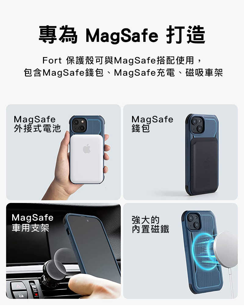 RAPTIC Apple iPhone 14 / 14 Plus Fort Magsafe 保護殼