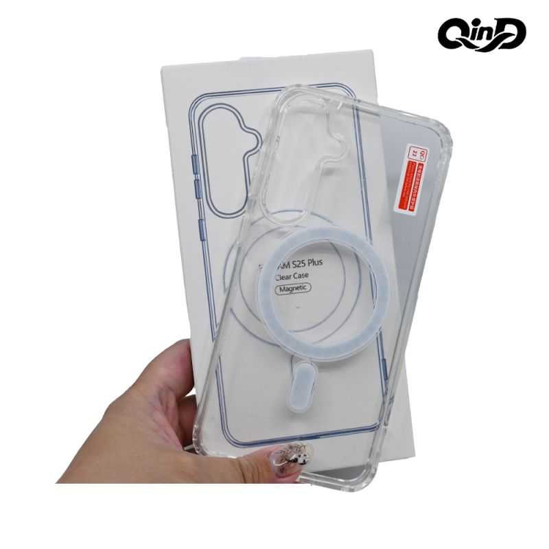 QinD SAMSUNG 三星 Galaxy S25 / S25+ S25 Plus 磁吸太空殼 保護殼 保護套 手機殼