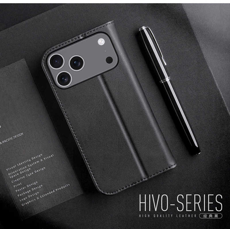 DUX DUCIS Apple 蘋果 iPhone 17 Pro Max Hivo 真皮保護套 側翻皮套 保護套 手機套