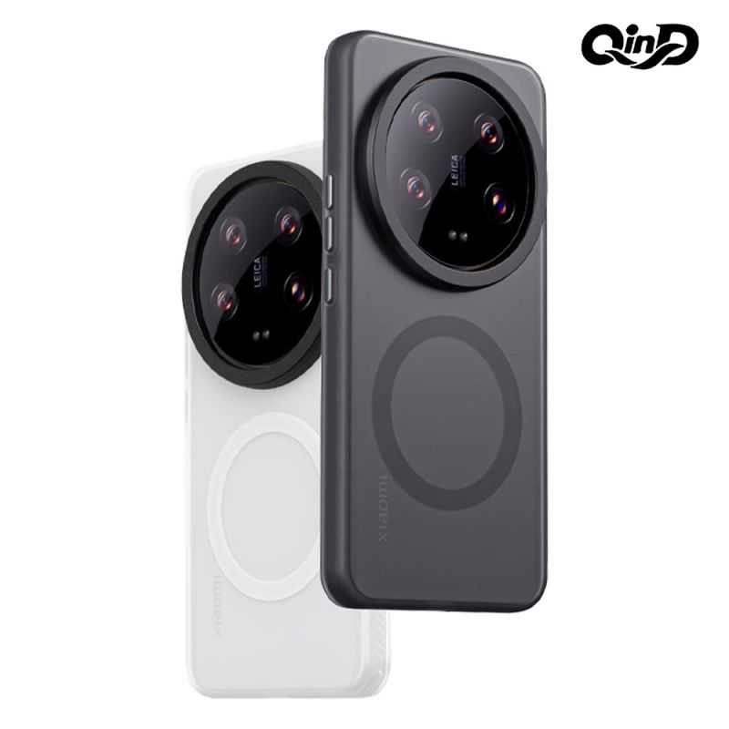 QinD Xiaomi 小米 15 Ultra 5G 隱砂磁吸保護殼 手機殼 保護套 霧面殼 磨砂殼 磁吸殼