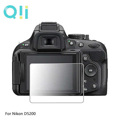 Qii Nikon D5200 螢幕玻璃貼 (兩片裝)