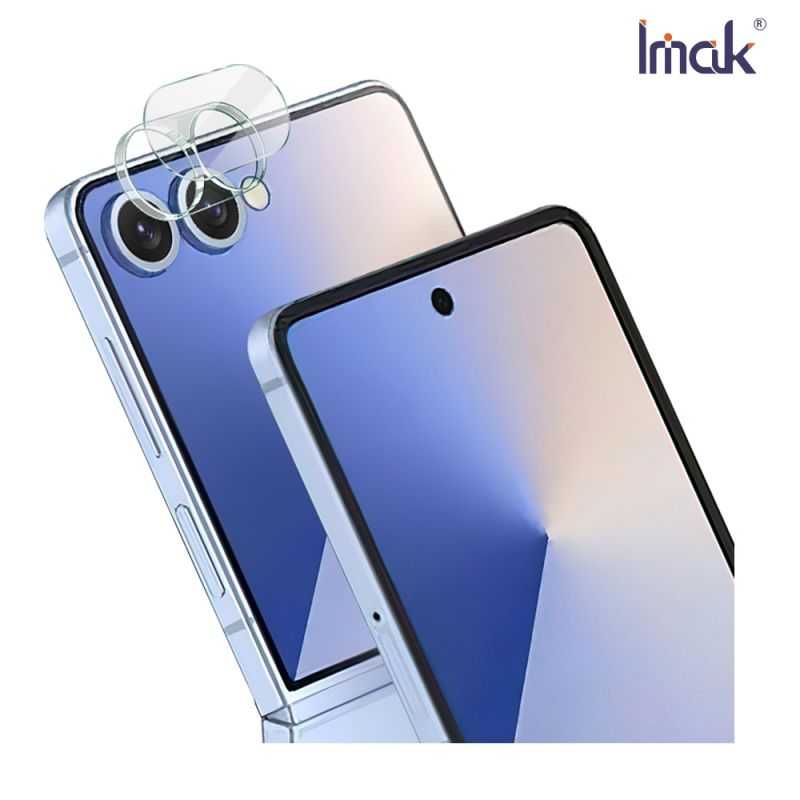 Imak 艾美克 SAMSUNG 三星 Galaxy Z Flip 7 5G 鏡頭玻璃貼(一體式) 奈米吸附 鏡頭貼