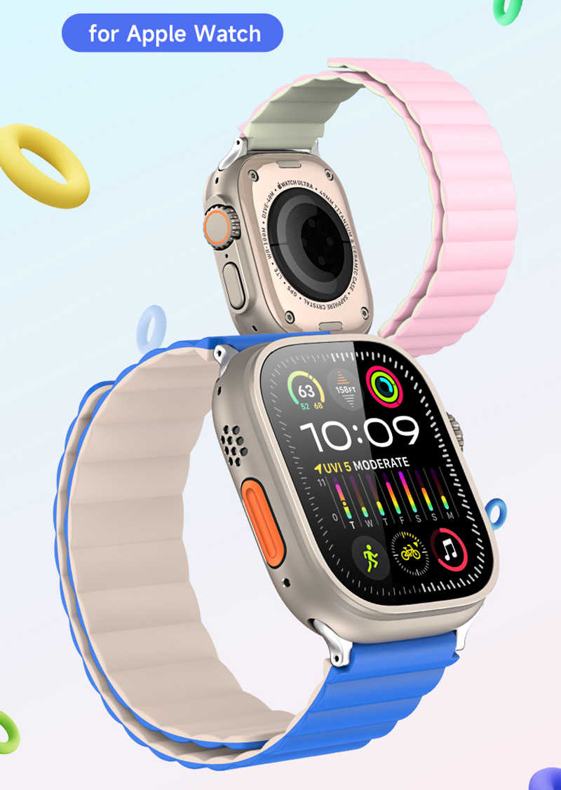 DUX DUCIS Apple 蘋果 Watch (38mm/40mm/41mm/42mm(十代)) SD 磁吸錶帶