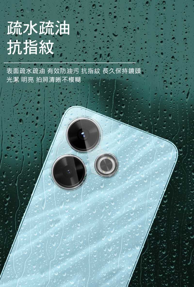 Imak 艾美克 POCO M6 4G 鏡頭玻璃貼(一體式) 奈米吸附 鏡頭貼 鏡頭保護貼 鏡頭膜