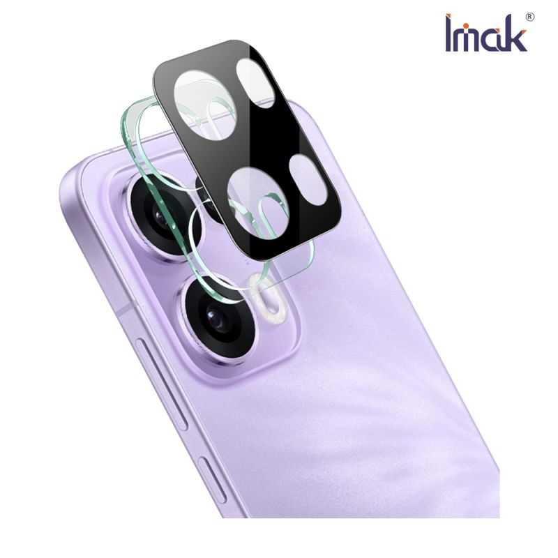 Imak 艾美克 OPPO Reno 13 Pro 5G 鏡頭玻璃貼(一體式)(曜黑版) 奈米吸附 鏡頭貼 鏡頭保護貼