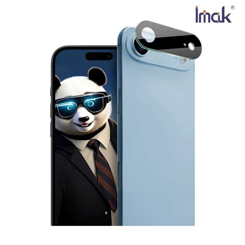 Imak 艾美克 Apple 蘋果 iPhone 17 Air 鏡頭玻璃貼(一體式)(曜黑版) 奈米吸附 鏡頭貼 鏡頭保