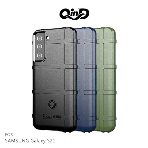 QinD SAMSUNG Galaxy S21 戰術護盾保護套