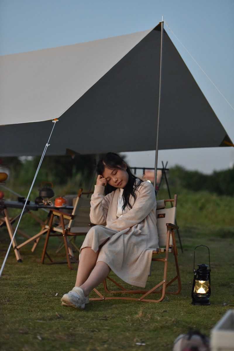 LIFE COOE 戶外黑膠天幕(8角/5.4x4.4)