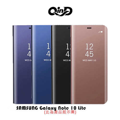 QinD SAMSUNG Galaxy Note 10 Lite 透視皮套