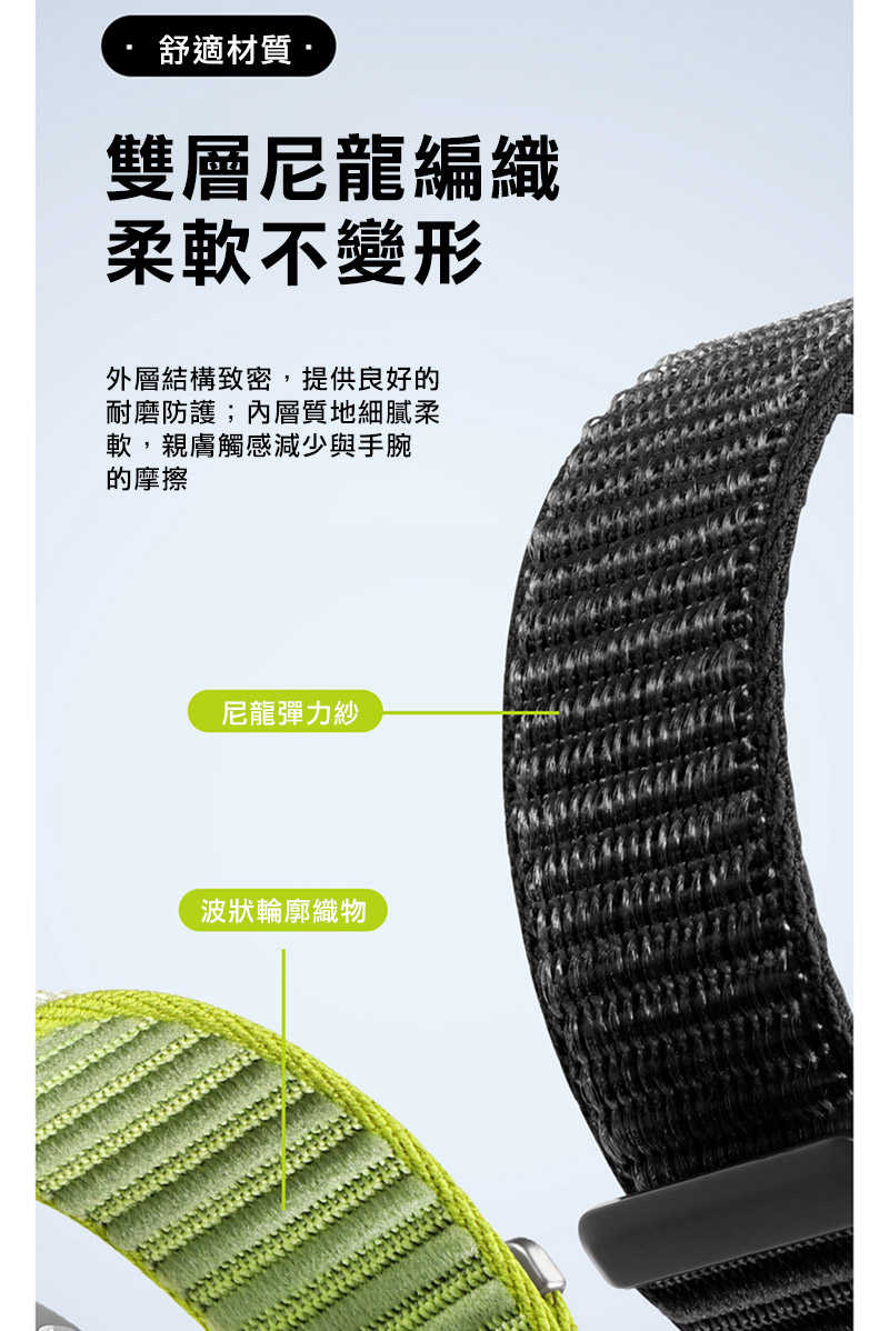 DUX DUCIS SAMSUNG 三星 Galaxy Watch 8 YE 尼龍編織錶帶 手錶帶 表帶 回環表帶