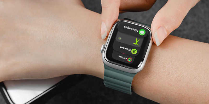 MAGEASY Apple Watch S7/S8/S9 (41mm)(45mm) VETRO 3D 滿版防撞保護膜