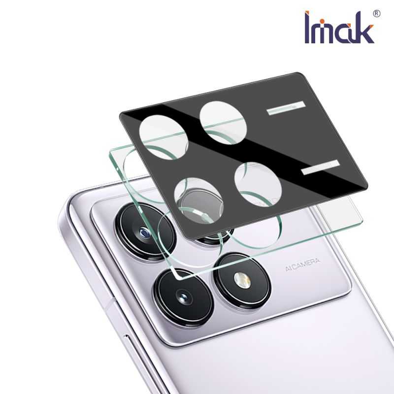 Imak 艾美克 POCO F6 Pro 5G 鏡頭玻璃貼(一體式)(曜黑版) 奈米吸附 鏡頭貼 鏡頭保護貼 鏡頭膜