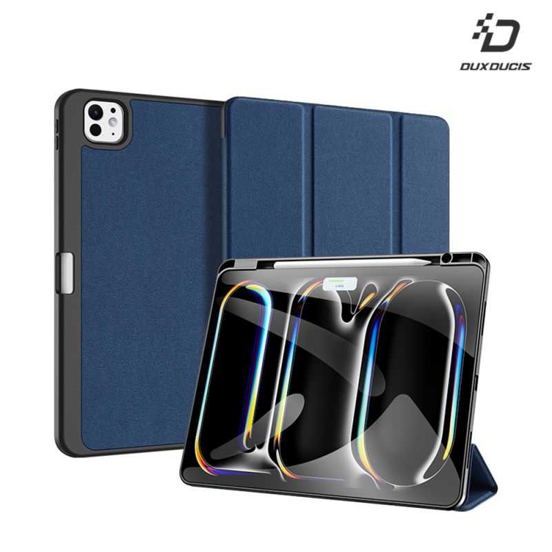 DUX DUCIS Apple iPad Pro 13 (2024/M4) DOMO 筆槽防摔皮套 平板皮套 保護殼