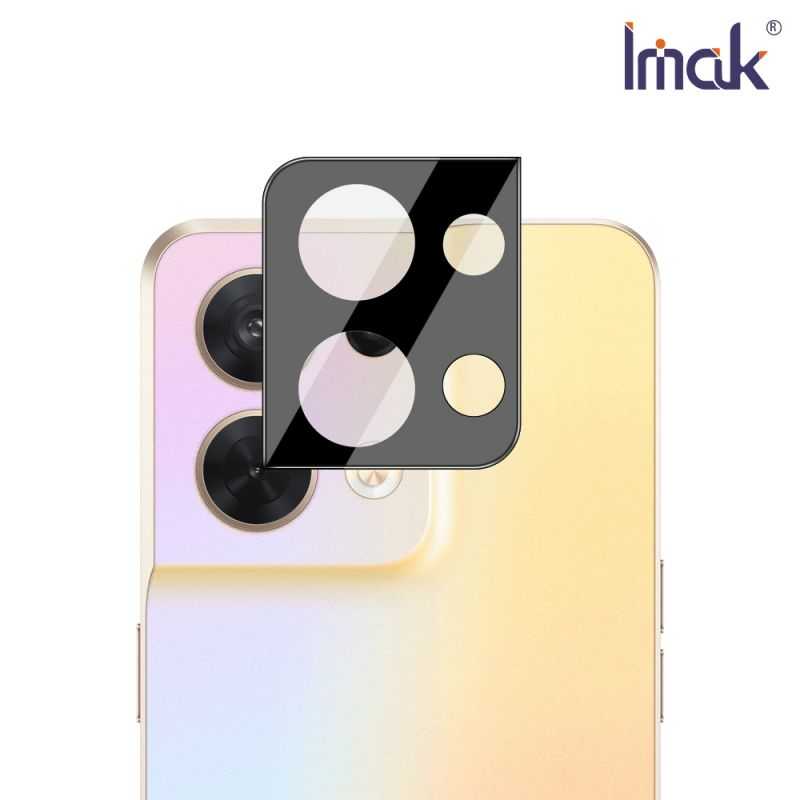 Imak OPPO Reno 8 5G 鏡頭玻璃貼(曜黑版)