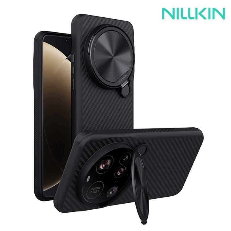 NILLKIN Xiaomi 小米 15 Ultra 5G 纖極碳纖維紋磁吸殼(覆蓋版) 保護殼 保護套 手機殼 雙料殼