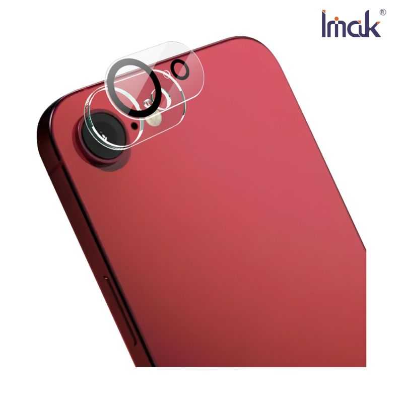 Imak 艾美克 Apple 蘋果 iPhone 16e 鏡頭玻璃貼(一體式)(黑圈版) 奈米吸附 鏡頭貼 鏡頭保護貼