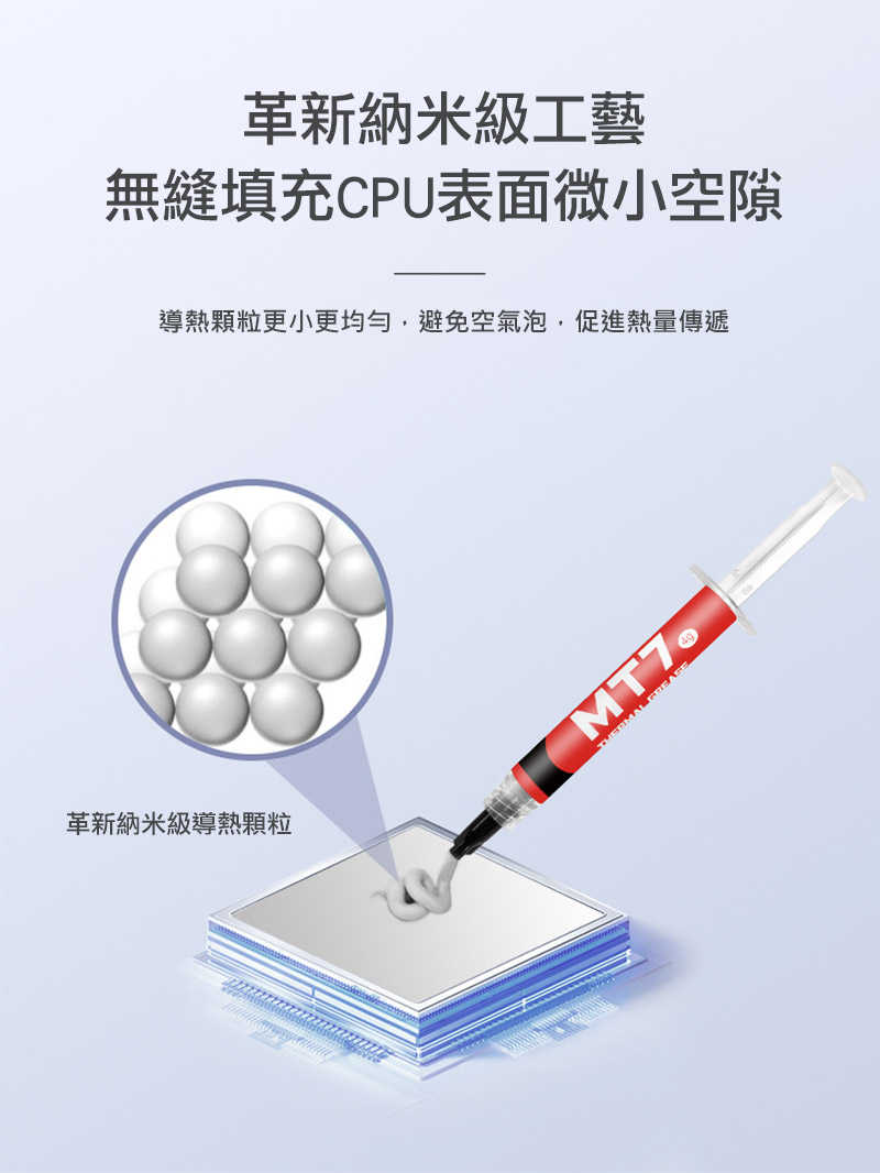 COOLMOON MT7 CPU 散熱膏(10.8W/m.k)(4g)