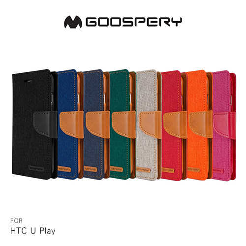 GOOSPERY HTC U Play CANVAS 網布皮套