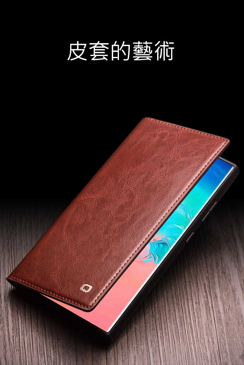 QIALINO SAMSUNG 三星 Galaxy S25 Ultra S25U 真皮經典皮套 牛皮 可站立 可插卡