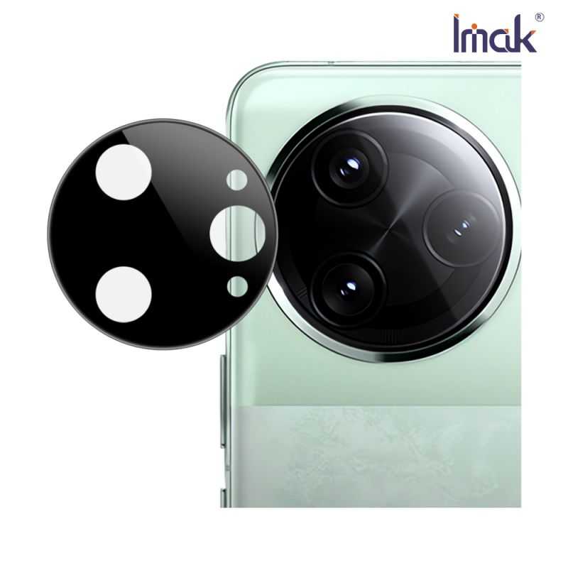 Imak 艾美克 POCO F7 Ultra 5G 鏡頭玻璃貼(一體式)(曜黑版) 奈米吸附 鏡頭貼 鏡頭保護貼 鏡頭膜