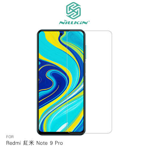 NILLKIN Redmi 紅米 Note 9 Pro Amazing H 防爆鋼化玻璃貼