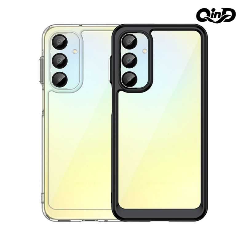 QinD SAMSUNG 三星 Galaxy A16 5G 雙料太空殼 手機殼 保護套 雙料殼 軟邊 硬背板 不發黃
