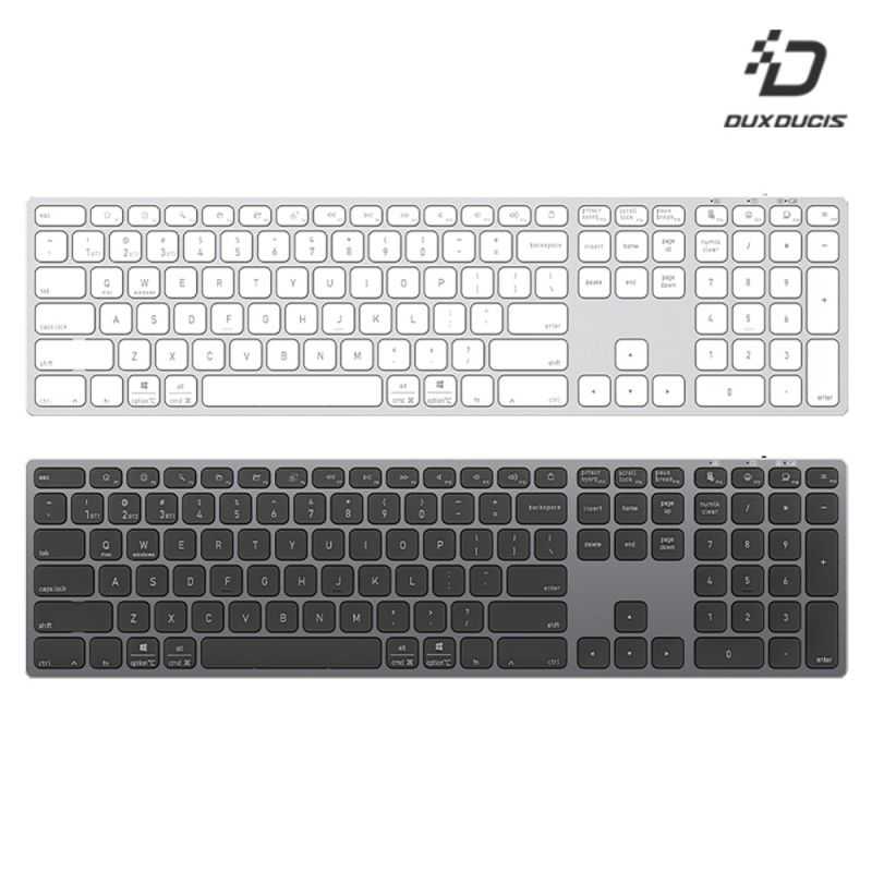 DUX DUCIS LK 鋁合金藍牙鍵盤 辦公鍵盤 藍芽鍵盤 windows/Mac OS 注音 倉頡