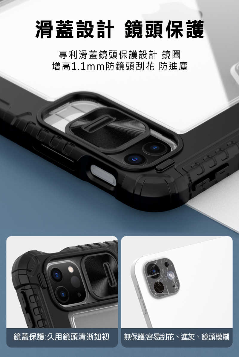 NILLKIN Apple iPad Air 4/5/6(M2)/Pro 2/3/4(M2) 悍甲 Pro iPad皮套