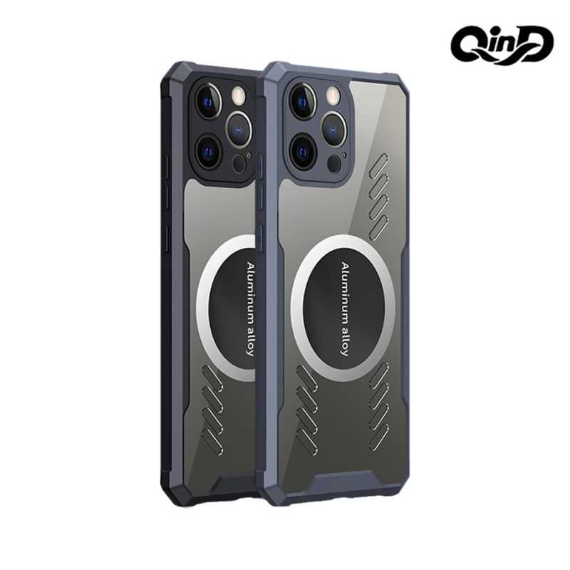 QinD Apple 蘋果 iPhone 15 Pro / 15 Pro Max 石墨烯散熱手機殼 保護殼 雙料殼
