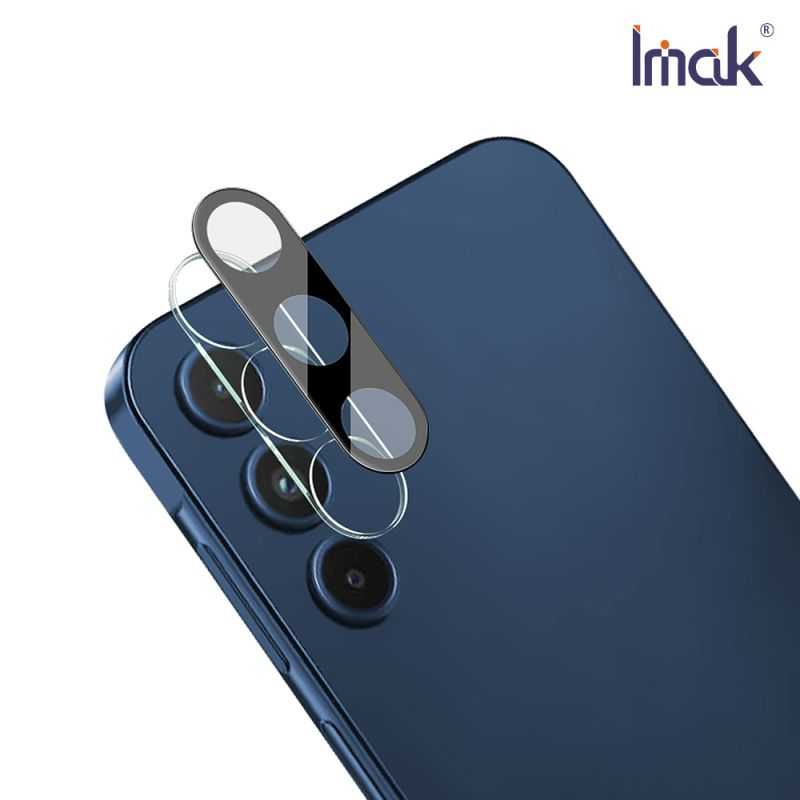 Imak 艾美克 SAMSUNG 三星 Galaxy A15 5G 鏡頭玻璃貼(一體式)(曜黑版) 奈米吸附 鏡頭貼