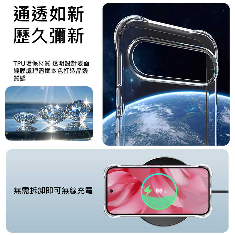 Imak 艾美克 Google Pixel 10 Pro XL 全包防摔套(氣囊) 保護殼 防摔殼 氣囊套 透明套
