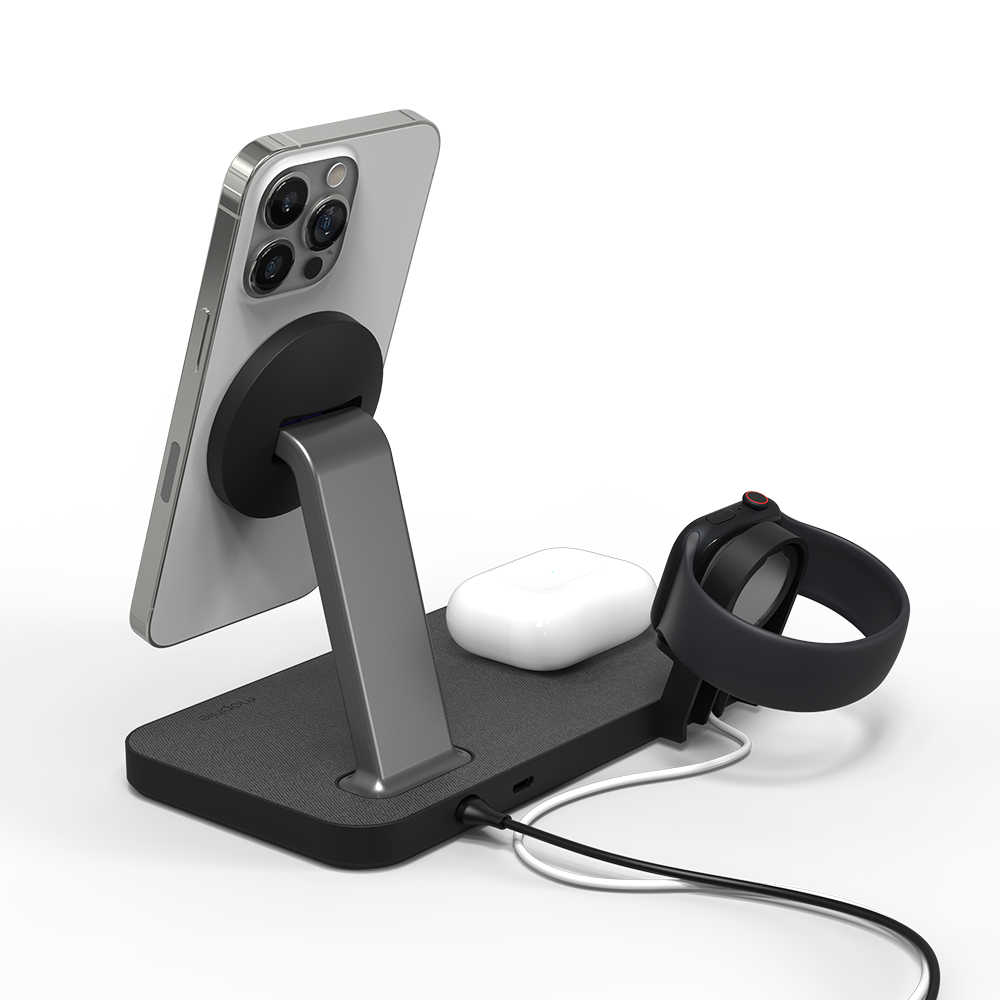 mophie Snap+ 磁吸三合一無線充電盤