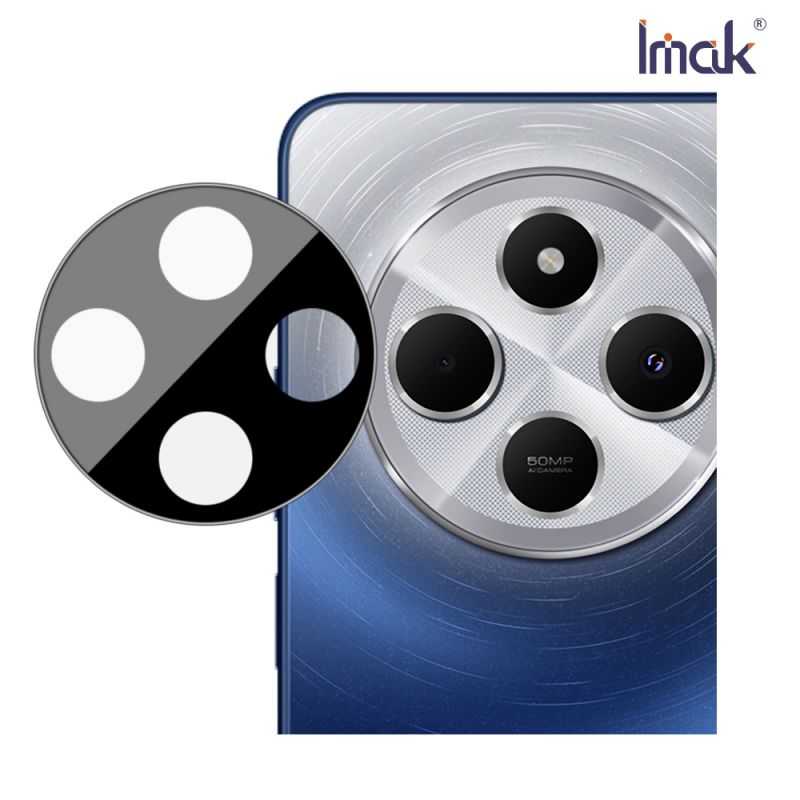 Imak 艾美克 Redmi 紅米 14C 4G 鏡頭玻璃貼(一體式)(曜黑版) 奈米吸附 鏡頭貼 鏡頭保護貼 鏡頭膜
