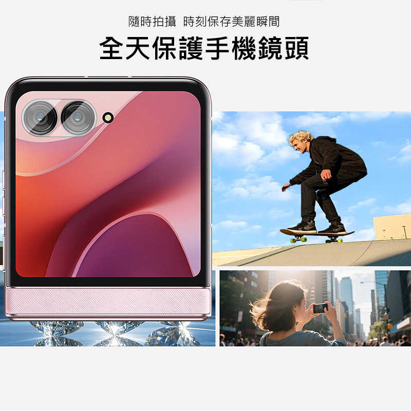Imak 艾美克 Moto razr 60 鏡頭玻璃貼(一體式) 奈米吸附 鏡頭貼 鏡頭保護貼 鏡頭膜