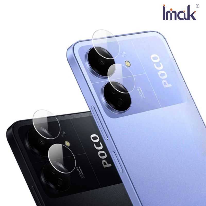 Imak 艾美克 POCO C65 鏡頭玻璃貼(兩片裝) 奈米吸附 鏡頭貼 鏡頭保護貼 鏡頭膜