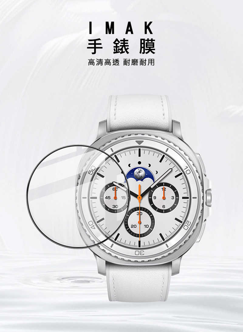 Imak SAMSUNG 三星 Galaxy Watch 8 Classic 46mm (LTE/藍牙版) 手錶保護膜