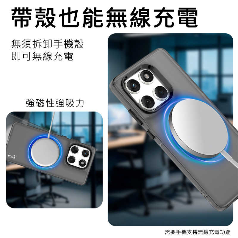 Imak 艾美克 Moto Edge 60 Fusion 巧克力保護套(磁吸款) 保護殼 輕薄 透明套 TPU軟套