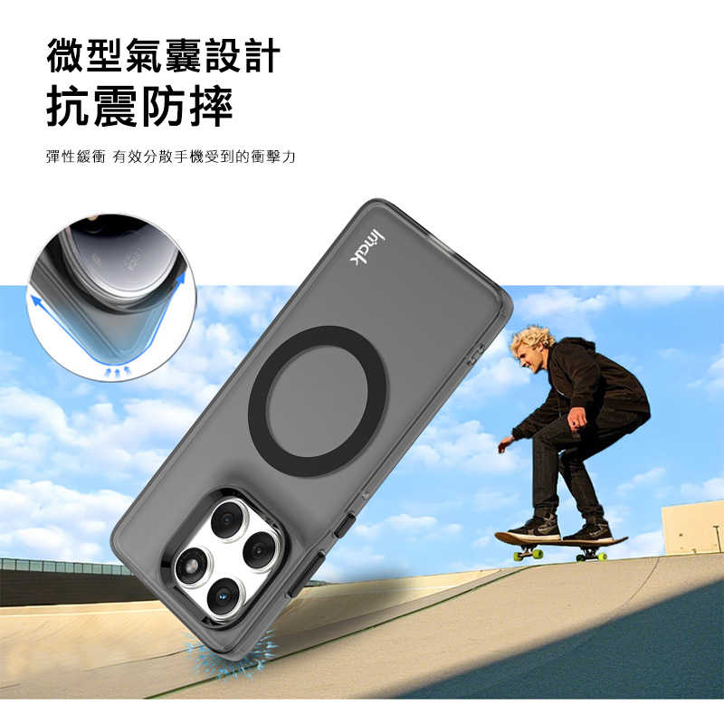 Imak 艾美克 Moto Edge 60 Fusion 巧克力保護套(磁吸款) 保護殼 輕薄 透明套 TPU軟套