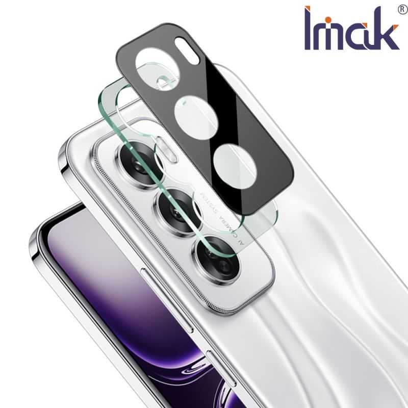 Imak 艾美克 OPPO Reno 12 5G 鏡頭玻璃貼(一體式)(曜黑版) 奈米吸附 鏡頭貼 鏡頭保護貼 鏡頭膜