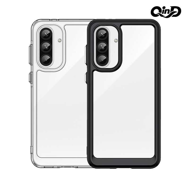 QinD SAMSUNG 三星 Galaxy A56 5G 雙料太空殼 手機殼 保護套 雙料殼 軟邊 硬背板 不發黃