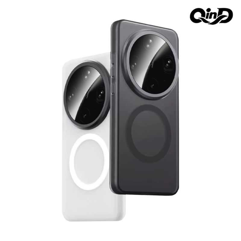 QinD OPPO Find X8 Ultra 5G 隱砂磁吸保護殼 手機殼 保護套 霧面殼 磨砂殼 磁吸殼