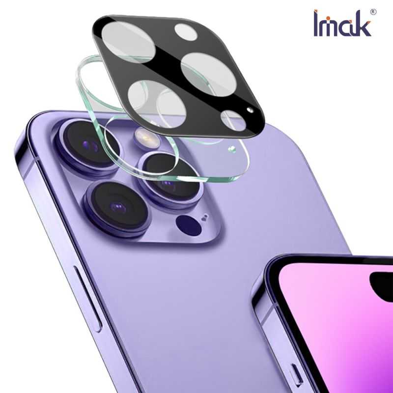 Imak 艾美克 Apple iPhone 16 Pro / 16 Pro Max 鏡頭玻璃貼(一體式)(曜黑版)