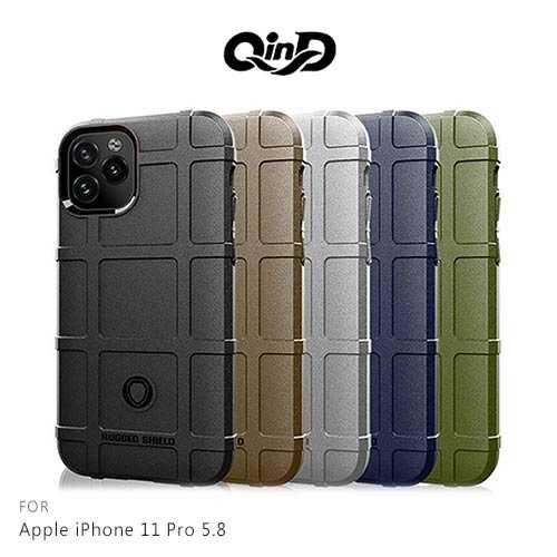 QinD Apple iPhone 11 Pro 5.8 戰術護盾保護套