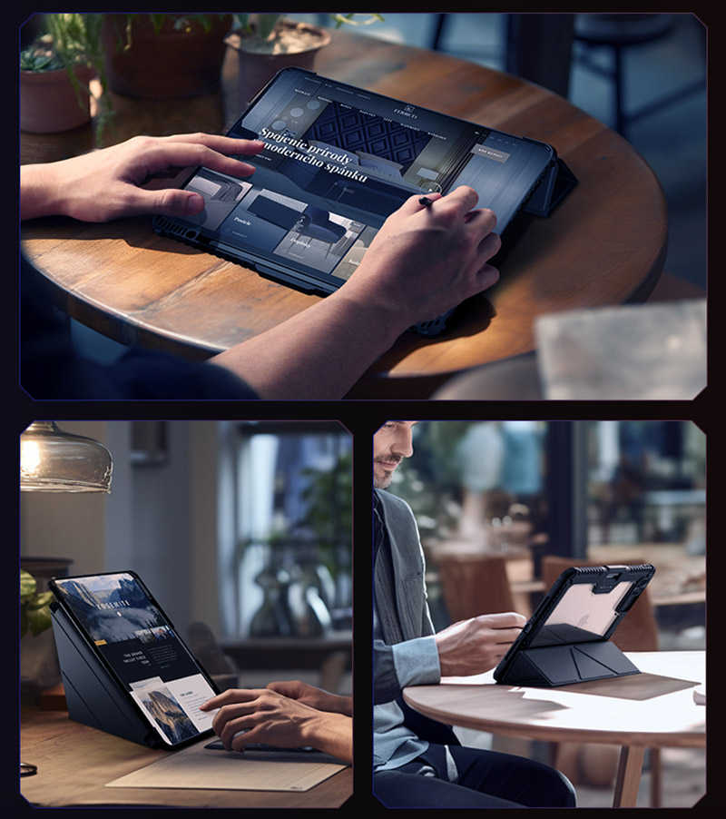 NILLKIN Apple iPad Air 13(2024)/Pro 12.9(2018~2022) 悍甲 Pro皮套